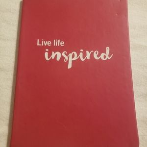 Live Life Inspired Notebook, New